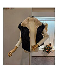 CP8WLT03_리버시블 퍼 패딩 조끼