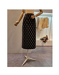 CP8WSK09_다이아 패턴 롱 스커트