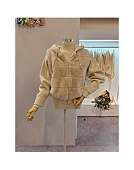 CP8WJP04_후드 퍼 배색 집업점퍼