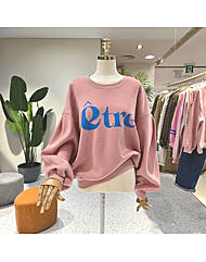 C25K7FTS038_소매볼륨 기모 에뜨맨투맨