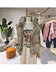 C24K7FVE020_허리 스트링 후드패딩조끼