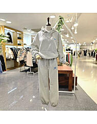 M25WBO104_리본기모후드티조거팬츠세트