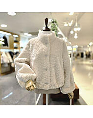 M25WBJ120_로에하트자수배색 퍼자켓