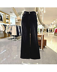 M25WBP106_융기모 세미부츠컷데님팬츠