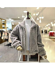 M25WBJ108_뽀글이무스탕집업자켓