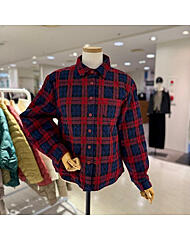 A25JK5440_체크 누빔 자켓