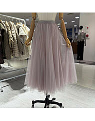 A26SK6101_스프링 파스텔 샤 스커트