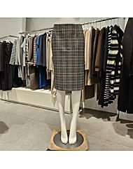 MB4YSKM106Z_체크H라인스커트