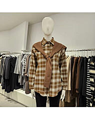 MB4YBLM303D_체크기모셔츠머플러세트