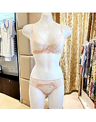 OBR5932CD_CD컵 레이스패드브라 헴팬티세트
