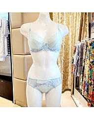 OBR5932AB_오르화 레이스패드브라 헴팬티세트