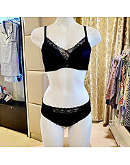 VBR9000CD_애쉬메모리몰드브라 헴팬티세트 CD컵