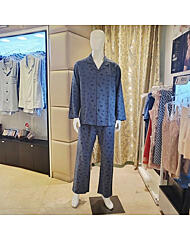 VPA4552M_남자 고양이나염 면기모 잠옷세트