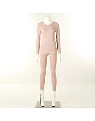 WLG2557CWLG2557L_발열에코웜여성9부내의상하세트
