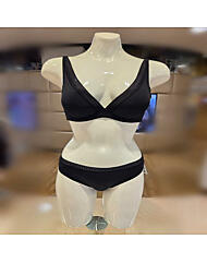 ABR4445ABP4445S_노와이어 몰드블랙브라4445S세트