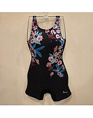 LF2F861_여성 플라워 U백 3부반신수영복