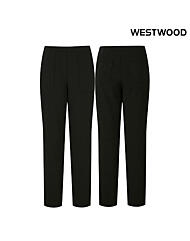 WO4WCPT550_우먼 밍크본딩 밴드팬츠