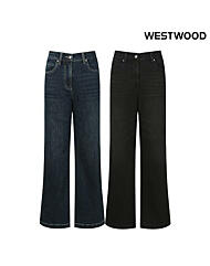 WO4WTPL572_우먼 기모 데님팬츠