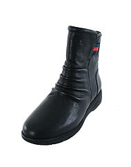 PFEWBS618BK_여성 경량 퍼내피 앵클 부츠