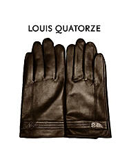 IGLQG10115BR_LQ 벨트 스티치 남가죽 장갑