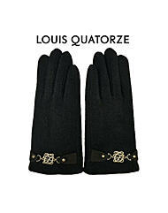 FGLQW20015BK_LQ 모 숏 체인 장식 여성 장갑