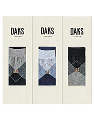 25817_닥스신사 면중목 투톤 다이아 3족세트