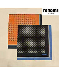 RAI2105_레노마 남녀1매 나염 손수건