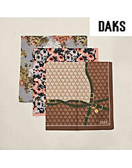 DKH3_닥스 남녀1매 나염 손수건3종 택1