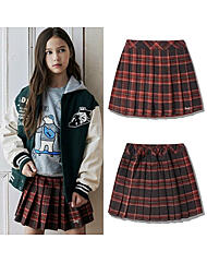 KQ4SKF019_이밴드 체크 스커트