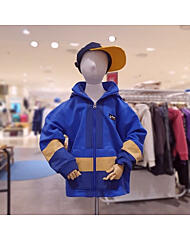 KL1TZU021_블러킹 배색 후드 집업