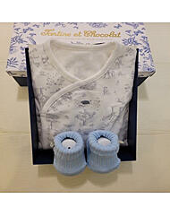 TNPRNG061N_출산선물이솝배냇가운N쁘띠양말2종