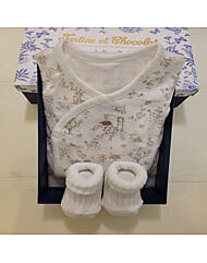 TNPRNG011_출산선물이솝에어배냇가운쁘띠단말2종