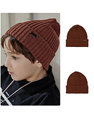 AXA1AH01BN_브라운 니트 비니