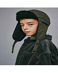 AZH1AH01KK_카키 백스트링 트루퍼햇