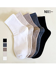 [NII] 여성 무압박 중목양말 5PACK