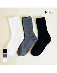 [NII] 남성 쿠션 파일 골지양말 3PACK