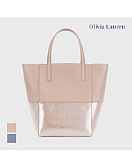 [OLIVIA LAUREN] 양면 콤비 PU 쇼퍼백_VYCUBXM3111