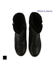 [올리비아로렌] 퍼안감 가죽부츠_VYCYSYW9411