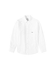 우영미 나비 백로고 셔츠 화이트 남성 W231SH06811W