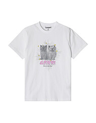 [럭스덕T] GANNI 릴랙스드 키튼 반팔티 T4060 151