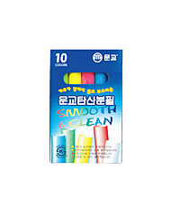 [문교] 탄산분필 혼합 10색