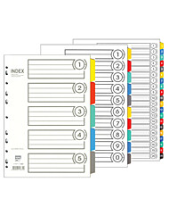 [알파] 인덱스간지 I-610 PVC 10분류 A4