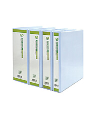 [알파] 투명사다리바인더 AT A4 9cm1박스 20개