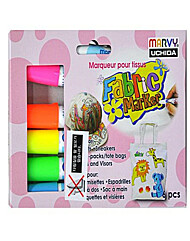 [우찌다]직물염색 우찌다패브릭마카560 형광6색세트