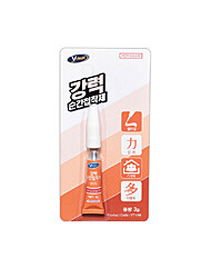 [브이텍] 강력순간접착제 젤타입 VT-048 (3g)