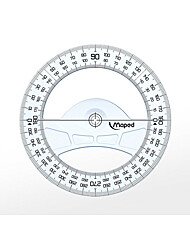 [프랑스 마패드] 지오매트릭 분도기 360도 12cm