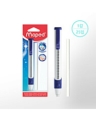 [마패드] 지우개 곰펜샤프식 012511 (리필1입포함) (1갑25입)