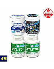 [롯데] 자일리톨 x 졸음번쩍 껌 4통 패키지