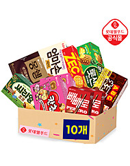 [롯데] 칸쵸 이름 모여라! 스낵 파티팩 10개 세트