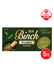 [롯데] 진한 말차 빈츠 프리미어 12봉입 x 5곽(총 60봉)
